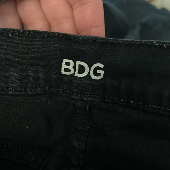 UO BDG high rise twig ankle raw frayed hem denim jeans - Picture 4 of 5